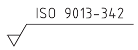 ISO 9013 indication dans les documents techniques